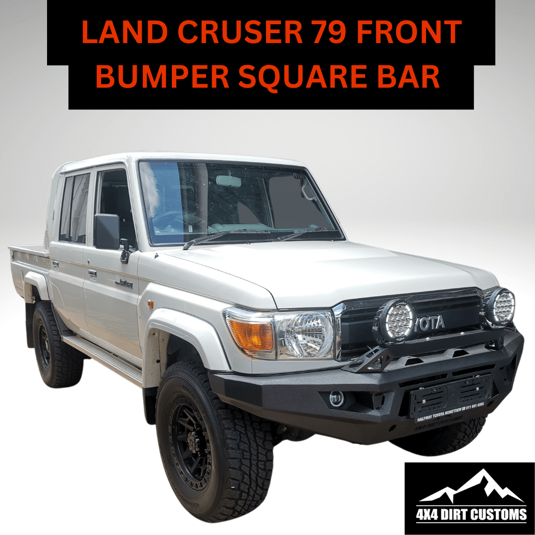 Land Cruiser 79 Front Replacement Bumper (Square Nudge)