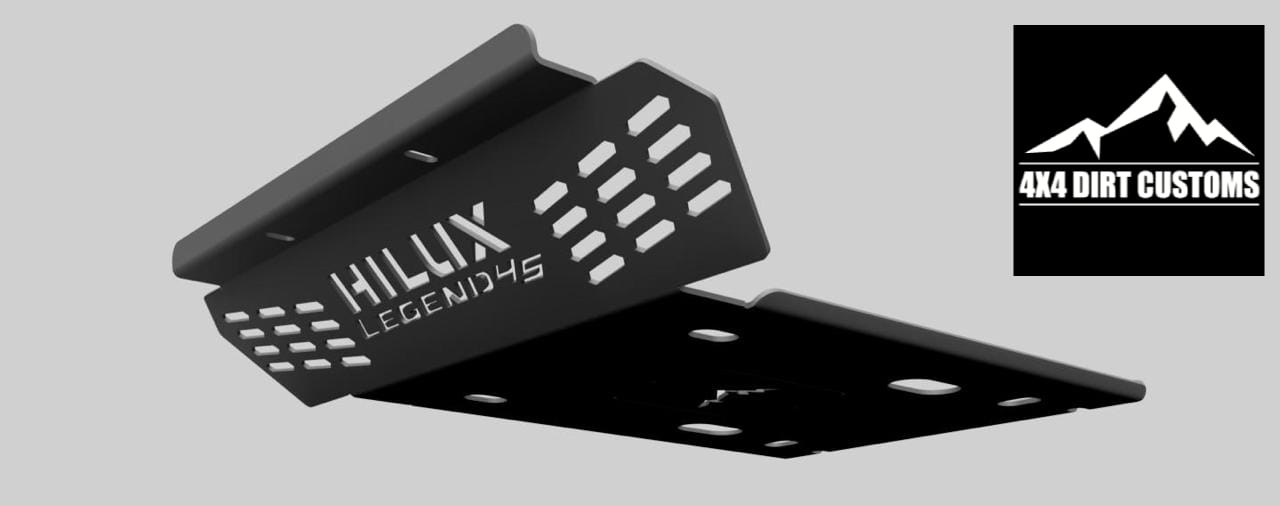 Toyota Hilux GD6 2016-2020 Bash plate 6 mm Aluminium