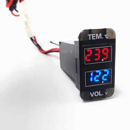 Voltmeter With Temperature Gauge – Vigo