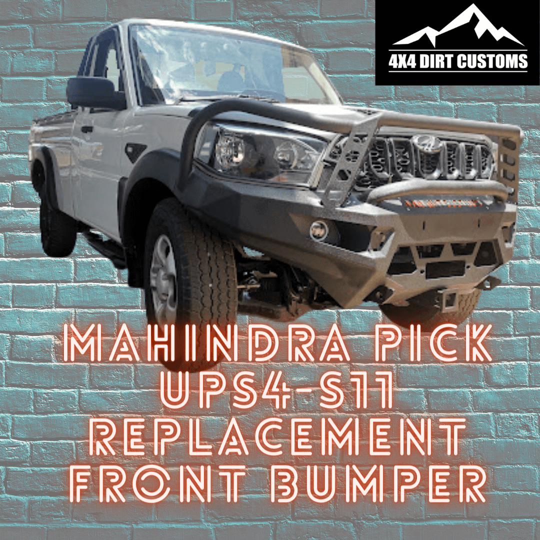 Mahindra Pick Up S4 – S11 Front Replacement Bumper.