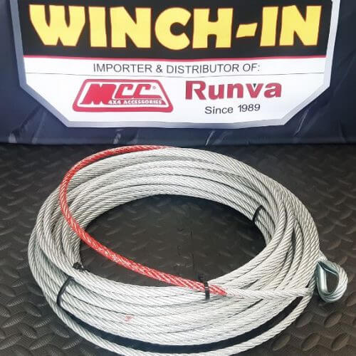 STEEL CABLE 8000/9500/10000LBS 9,2MM X 26,5M