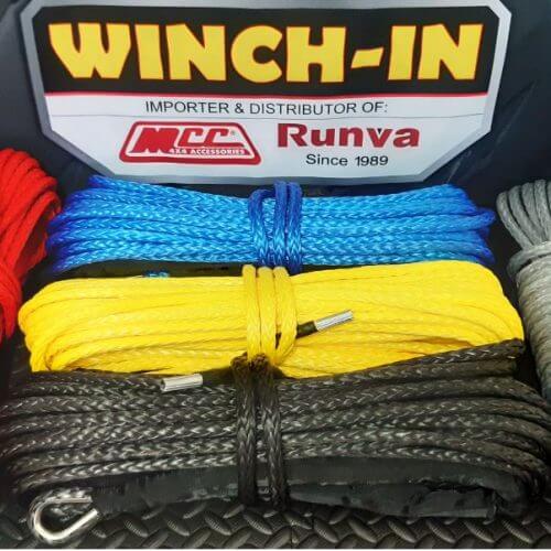 SYNTHETIC ROPE 8000/9500/10000LBS 10MM X 25M-BLACK