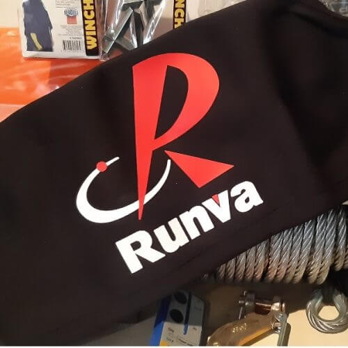 Runva Black Branded Winch Cover 3000/3500lbs