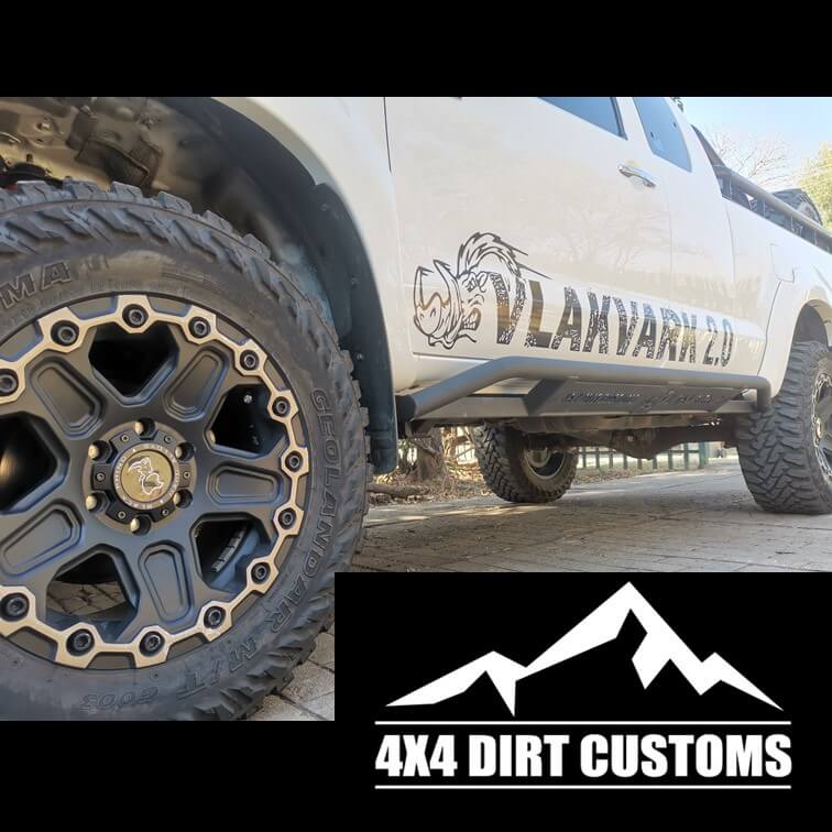 Toyota Hilux Vigo 2004-2015 Rock Slider (set) (Black)