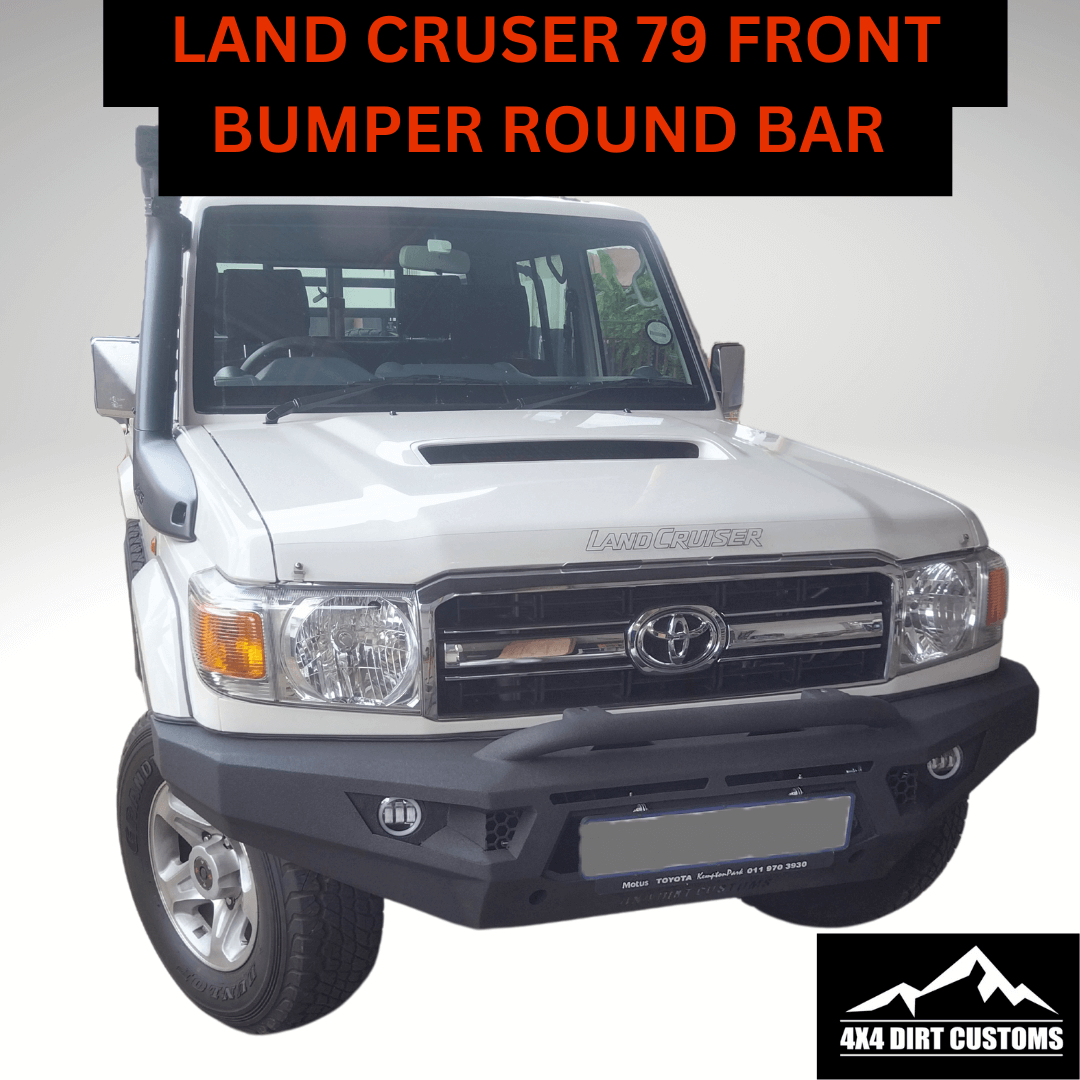 Land Cruiser 79 Front Replacement Bumper (Round Nudge)