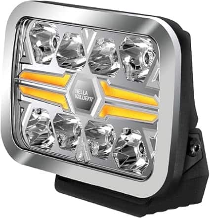 Hella Valuefit Blade Rectangular 9 Inch Chrome Single