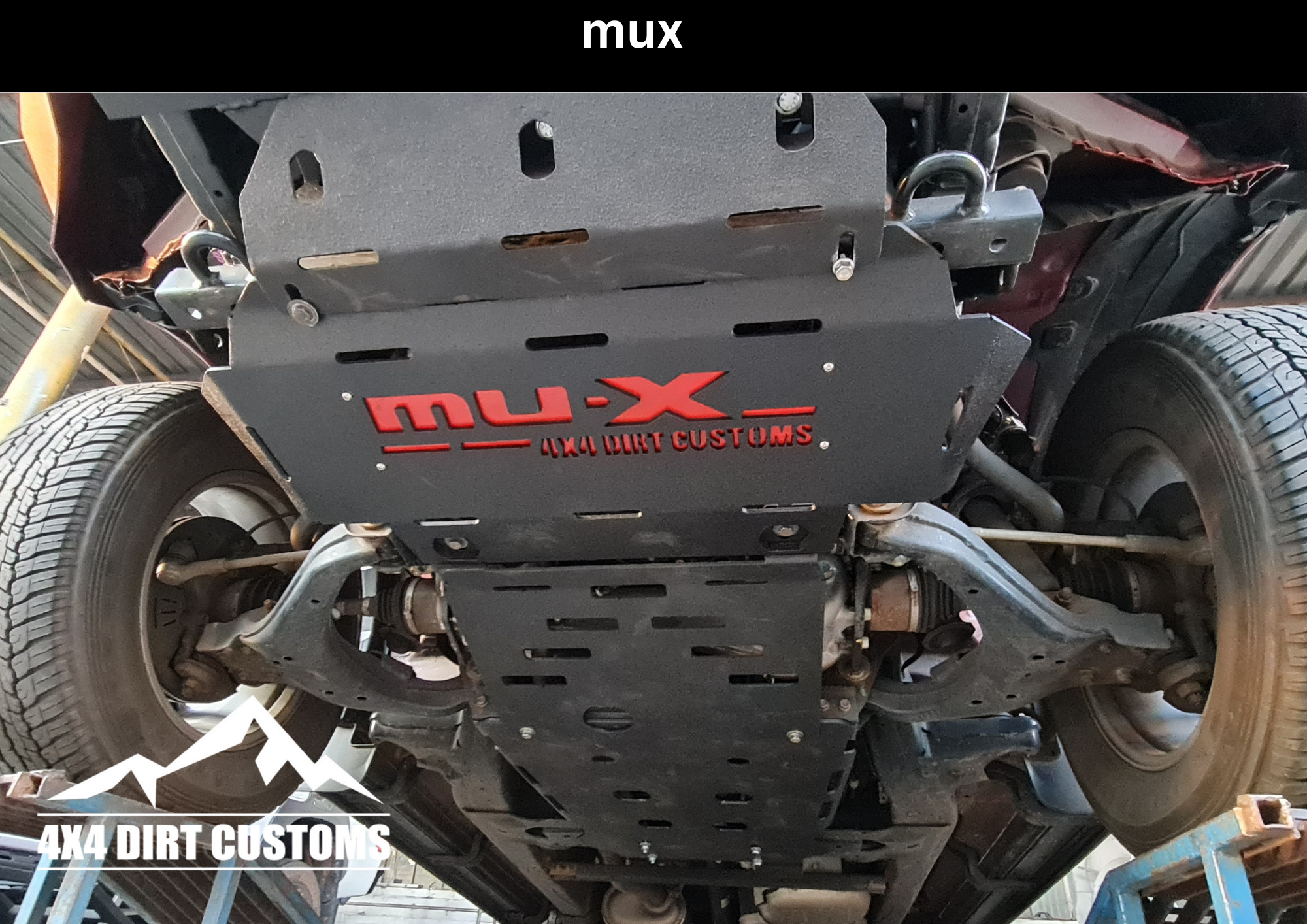 Isuzu Mux bash plate 5 mm steel