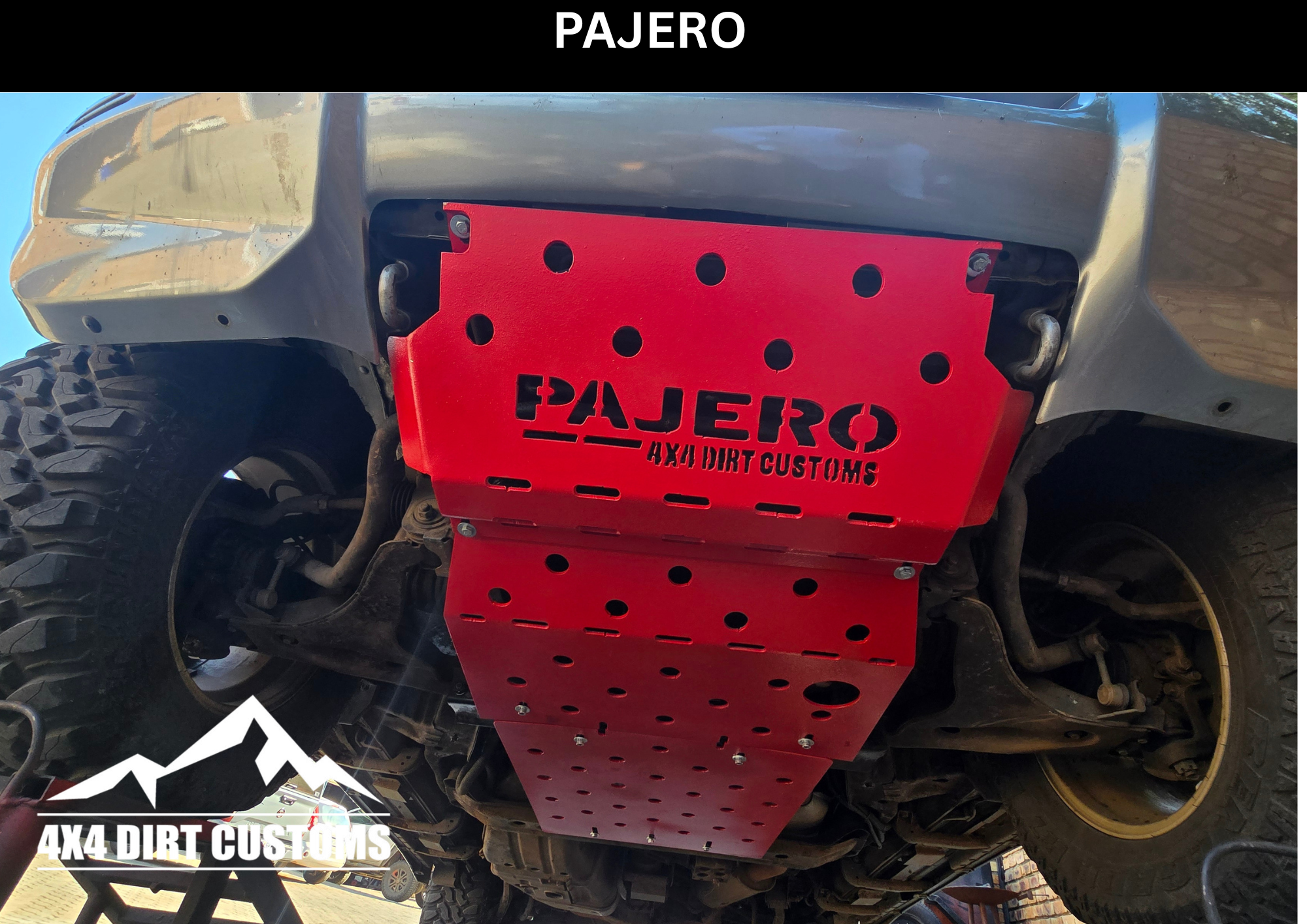Pajero Bash plate 6mm Aluminium